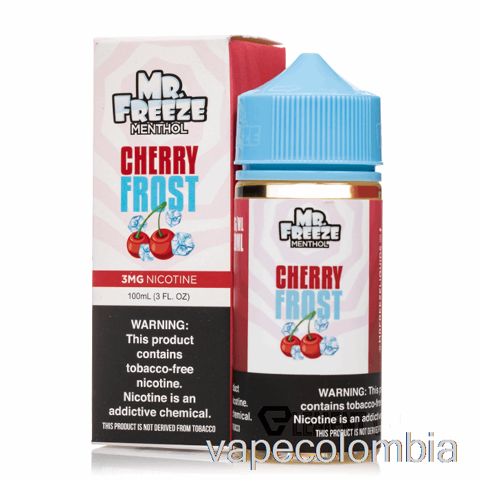 Kit Vape Completo Cherry Frost - Mr Frozen - 100ml 3mg